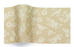 Backyard Blossoms Wholesale Designer Printed Tissue