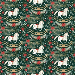 Rocking Horse Noel Wholesale Packaging Gift Wrap