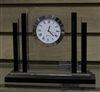 Glass Desk Clock w/ Plate