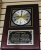 Clock with personalized writing