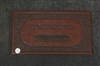 Leather Door Plate (Dark)