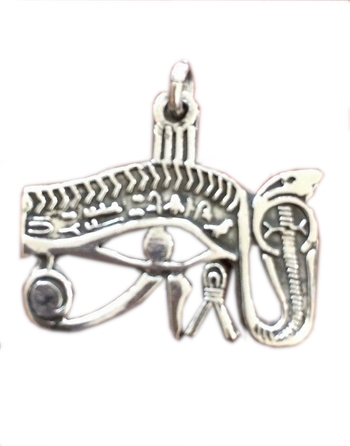 Eye of Horus Serpent Pendant