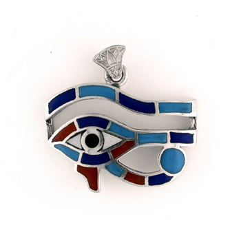 Eye of Horus Pendant With Stones