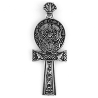 Scarab & Ankh Pendant - Large