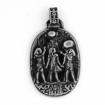 Crowning of King Tut Pendant - Medium