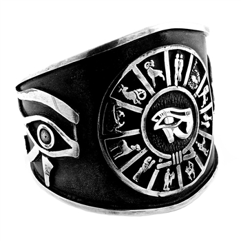 Zodiac Eye of Horus Bangle