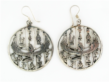 Winged Isis Earrings