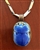 Scarab Stone with Stainless Steel Necklace