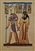 Egyptian Hand-Made Papyrus Painting - Horus and Nefertiti