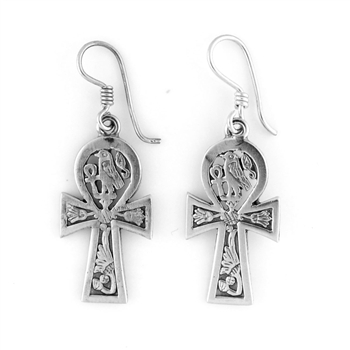 Horus Ankh Earrings - Small