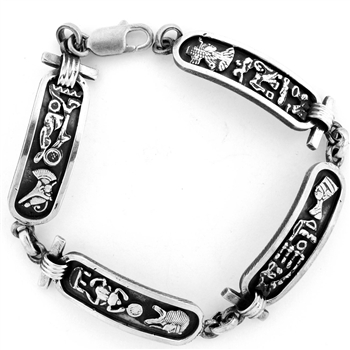 Egyptian King & Queen Cartouche Bracelet