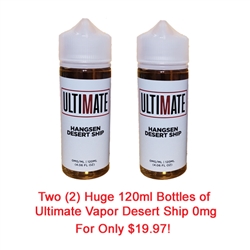 Clearance Offer Desert Ship Tobacco E-Liquid - Made in the USA!