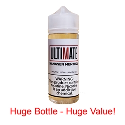 Ultimate Vapor Hangsen Menthol Tobacco E-Liquid 120ml - Made in the USA!