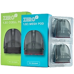 Two Vaporesso ZERO 2 Replacement Pod Cartridges