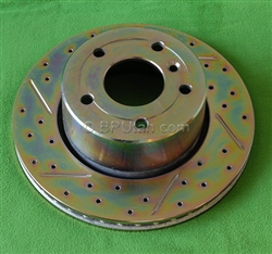 Range Rover Front Brake Rotor Cross Drilled NTC8780