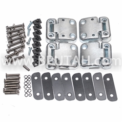 Defender Front Door Hinges Stainless Steel Bolts