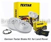 Range Rover Supercharged Textar Brake Pads Rotors