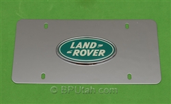 Land Range Rover Chrome Vanity Plate