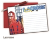 LACROSSE STATIONERY CARDS