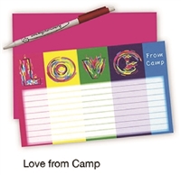 LOVE FROM CAMP STATIONERY CARDS