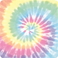 TIE DYE DELIGHT FUZZY THROW BLANKET