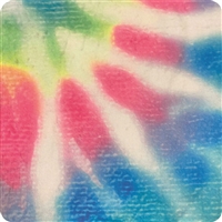 TIE DYE PASTEL FUZZY THROW BLANKET