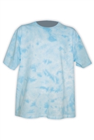 BLUE CRINKLE TIE DYE TEE