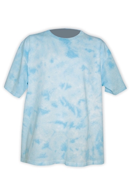 BLUE CRINKLE TIE DYE TEE