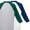 3/4 RAGLAN SLEEVE TEE