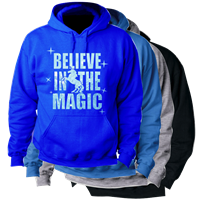 BELIEVE IN THE MAGIC HOODED SWEATSHIRT