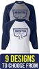 BRIDGTON CHOOSE YOUR SPORT 3/4 RAGLAN TEE