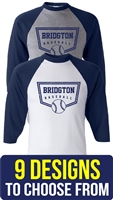 BRIDGTON CHOOSE YOUR SPORT 3/4 RAGLAN TEE