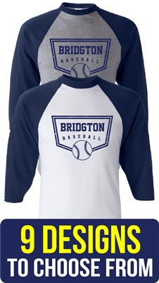 BRIDGTON CHOOSE YOUR SPORT 3/4 RAGLAN TEE