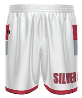 SILVER LAKE SUBLIMATED AWAY TEAM BASKETBALL SHORTS