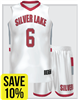 SILVER LAKE SUBLIMATED AWAY TEAM BASKETBALL PACKAGE
