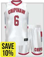 CHIPINAW SUBLIMATED AWAY TEAM BASKETBALL PACKAGE