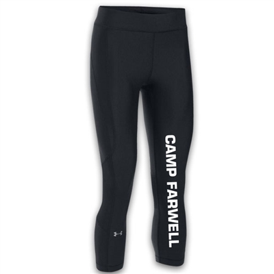 CAMP FARWELL LADIES UNDER ARMOUR HEAT GEAR ARMOUR CAPRI