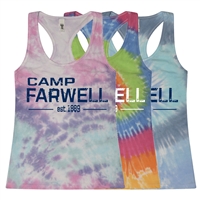 FARWELL TIE-DYE LADIES RACERBACK TANK