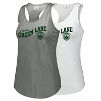 GREEN LANE TRI-BLEND RACERBACK TANK TOP