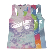 GREEN LANE TIE-DYE LADIES RACERBACK TANK