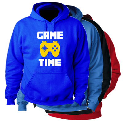 GAME TIME HOODED SWEATSHIRT