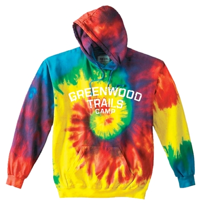 GREENWOOD TRAILS SWIRL TIE DYE SWEATSHIRT