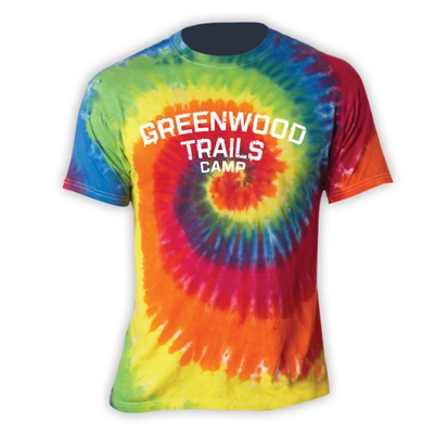 GREENWOOD TRAILS SWIRL TIE DYE TEE