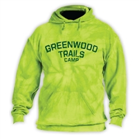 GREENWOOD LIME TIE DYE HOODY