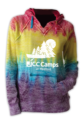 JCC CAMPS <u><b>At Medford</b></u> COURTNEY BURNOUT V-NOTCH SWEATSHIRT