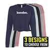 KWEEBEC LADIES' CROPPED FLEECE CREW SWEATSHIRT