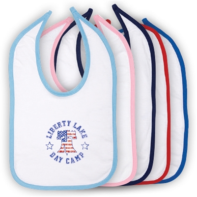 LIBERTY LAKE DAY CAMP INFANT VELCRO BIB