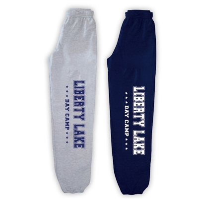 LIBERTY LAKE DAY CAMP ELASTIC BOTTOM SWEATPANTS