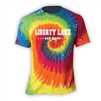 LIBERTY LAKE DAY CAMP SWIRL TIE DYE TEE