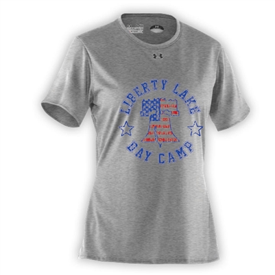 LIBERTY LAKE DAY CAMP LADIES UNDER ARMOUR TEE